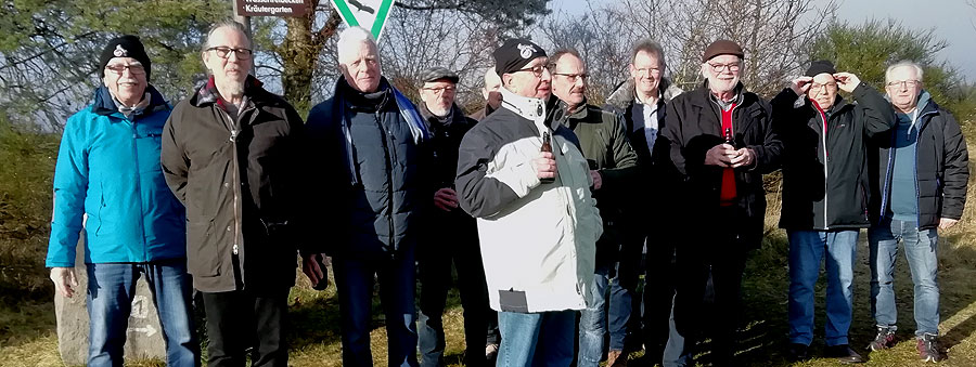 Die Alten Herren des SV Boos bei ihrer Neujahrswanderung | © Boos-Eifel.de / Norbert Wilbert