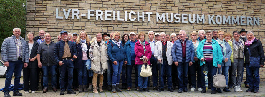 Die Teilnehmer beim Jahresausflug nach Kommern