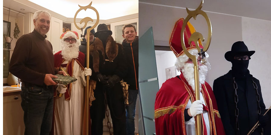 Der Nikolaus zu Besuch in Boos